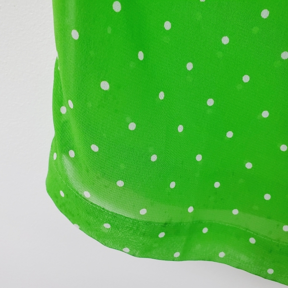 Sam & Libby Sheer Polka Dot Palazzo Pants Sz M - Picture 5 of 6